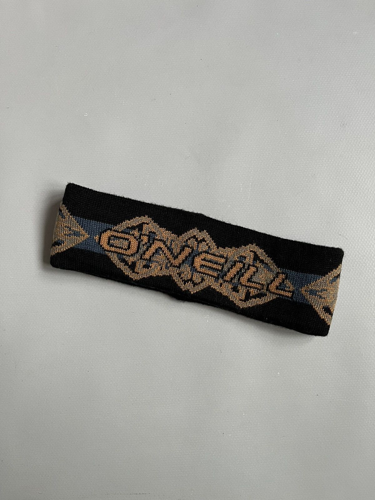 O'Neill Vintage 90s O`Neill Wool Geometric Pattern Headband Size ONE SIZE - 1 Thumbnail