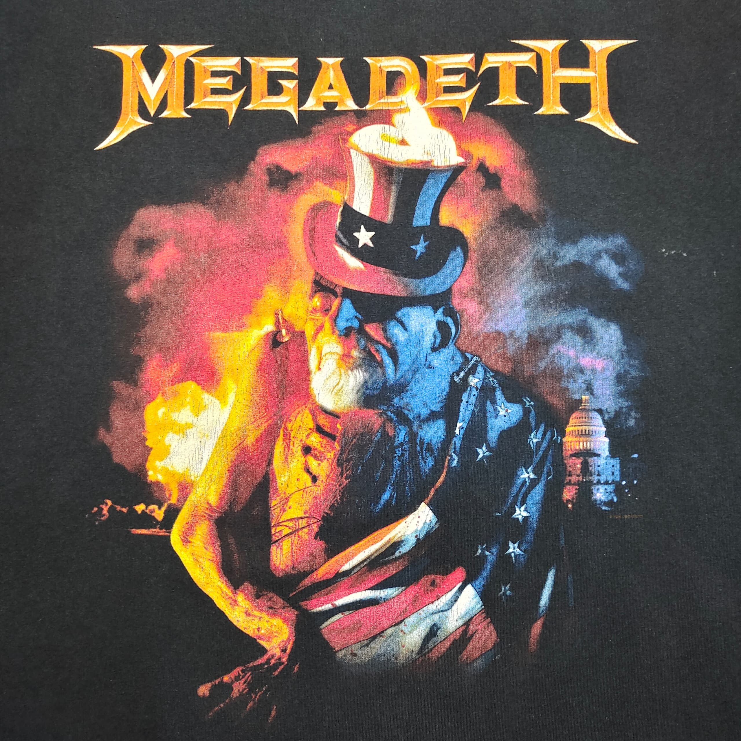Megadeth VINTAGE Y2K MEGADETH TOUR T SHIRT Size US XL / EU 56 / 4 - 3 Thumbnail