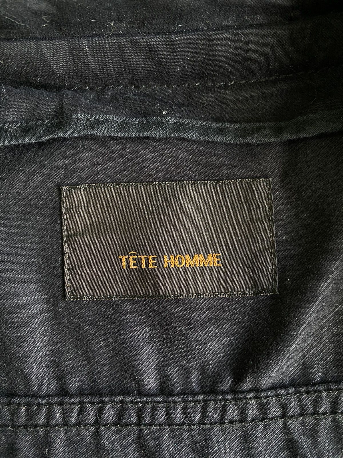Issey Miyake × Tete Homme Vintage Tete Homme Hoodie Black Jacket Size US L / EU 52-54 / 3 - 10 Thumbnail