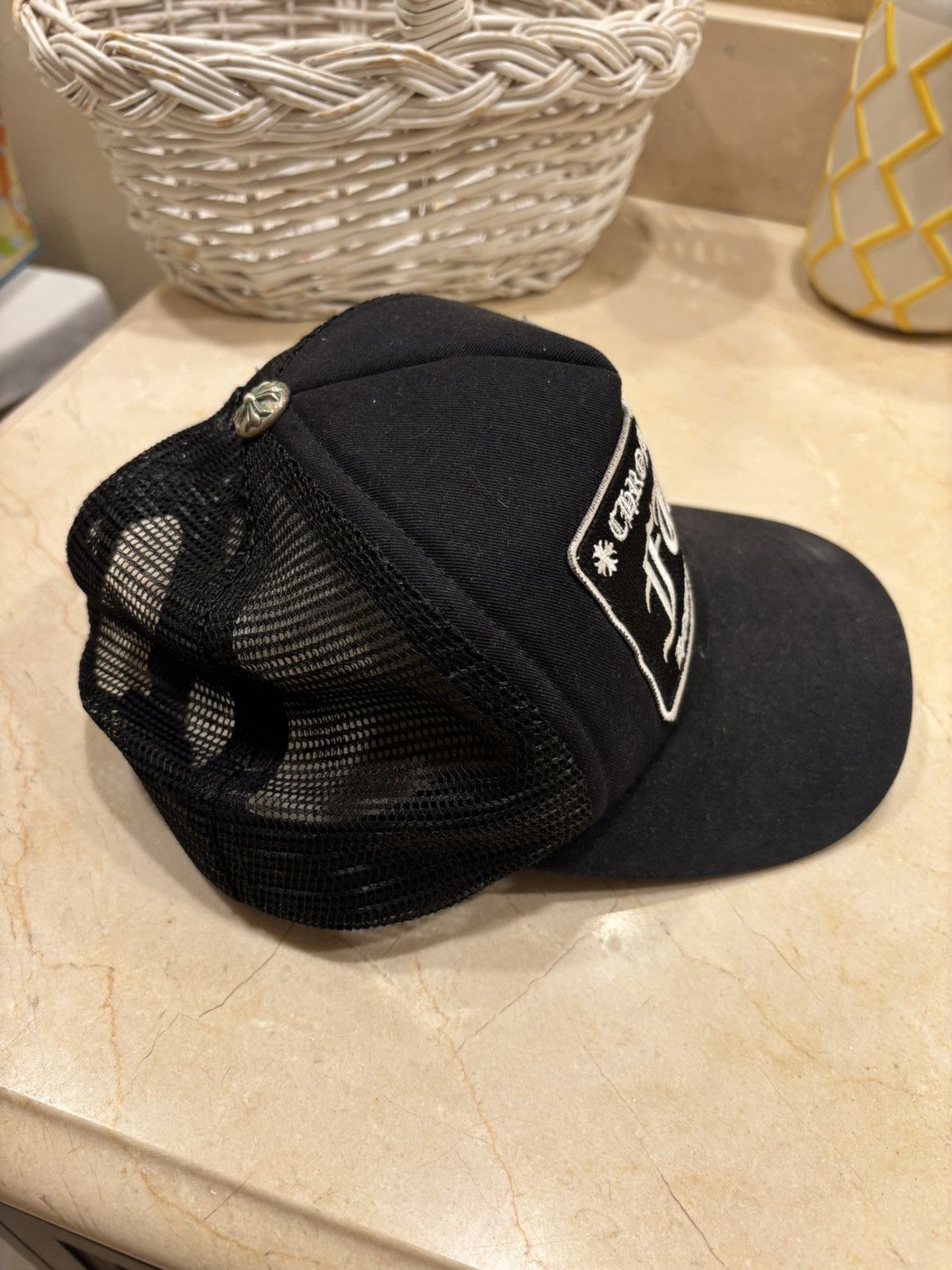 Chrome Hearts Chrome hearts fuck trucker hat black Size ONE SIZE - 3 Thumbnail