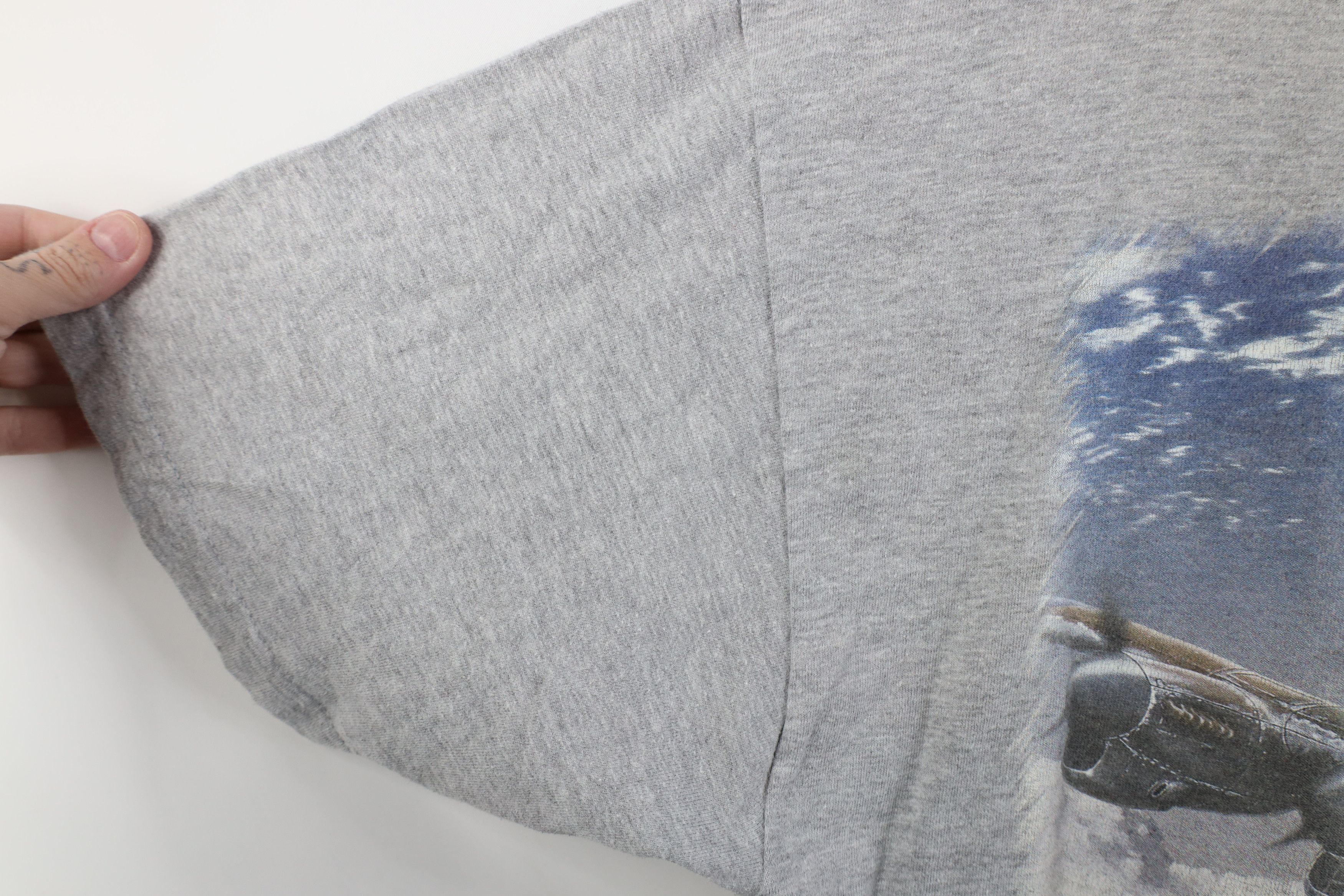 Vintage Vintage 90s Streetwear Lancaster Heavy Bomber Plane T-Shirt Size US XL / EU 56 / 4 - 9 Thumbnail