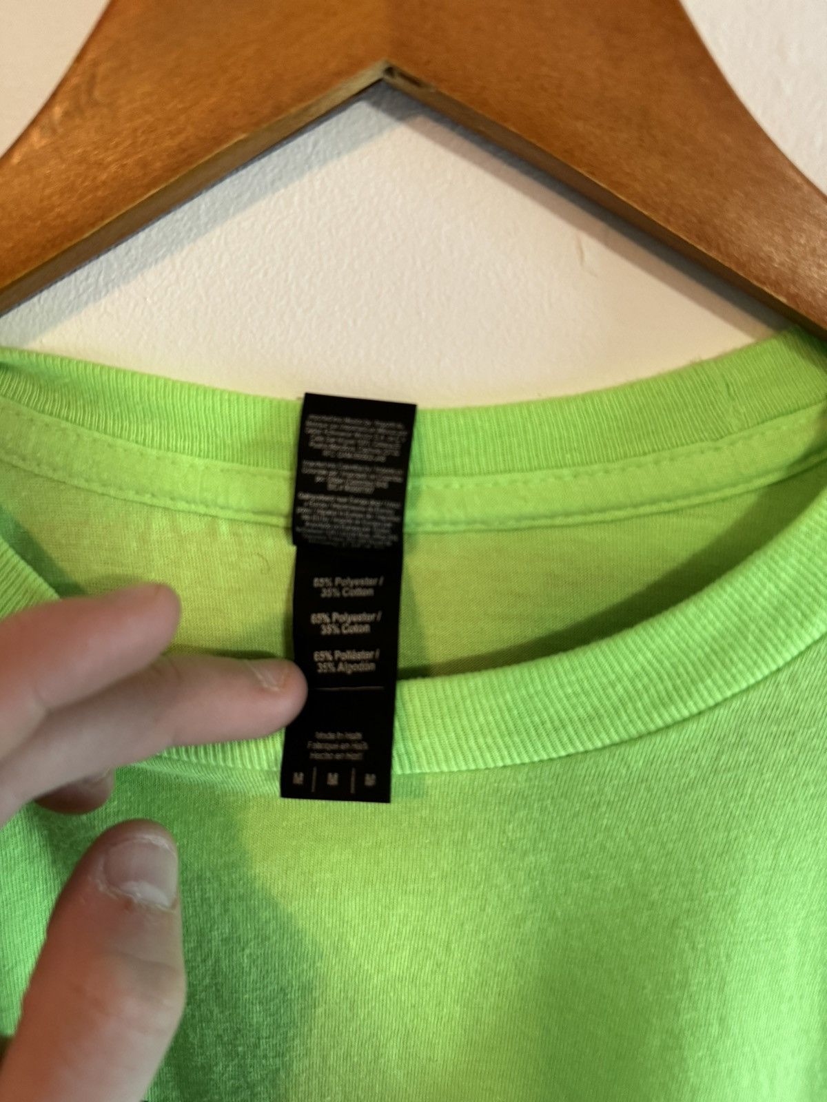 Virgil Abloh Neon Virgil tee FOG Size US M / EU 48-50 / 2 - 3 Thumbnail