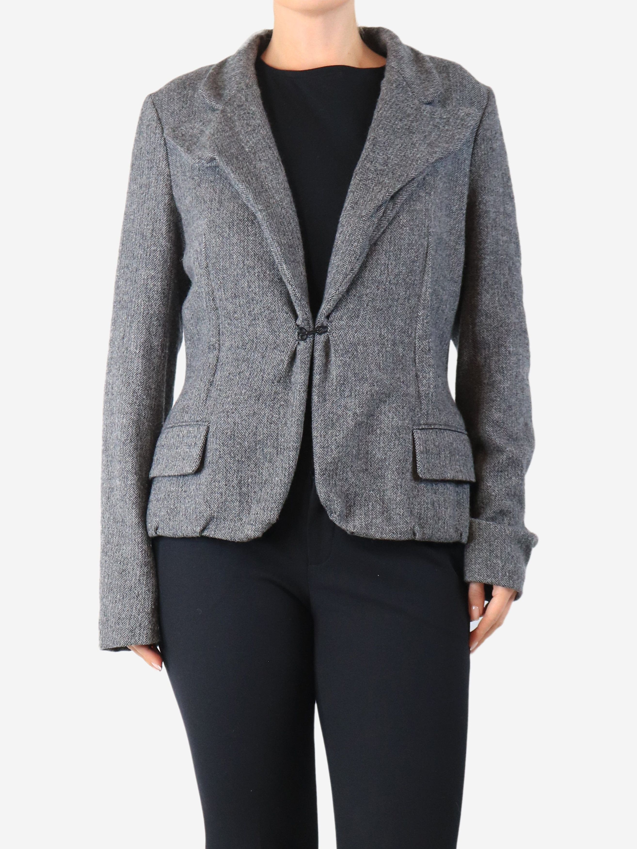 Other Grey Herringbone wool jacket - UK 12 Size M / US 6-8 / IT 42-44 - 1 Thumbnail