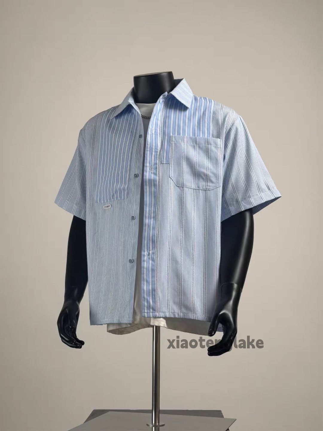 Designer Unisex outdoor utility striped yuppie loose y2k shirt Size US M / EU 48-50 / 2 - 1 Thumbnail