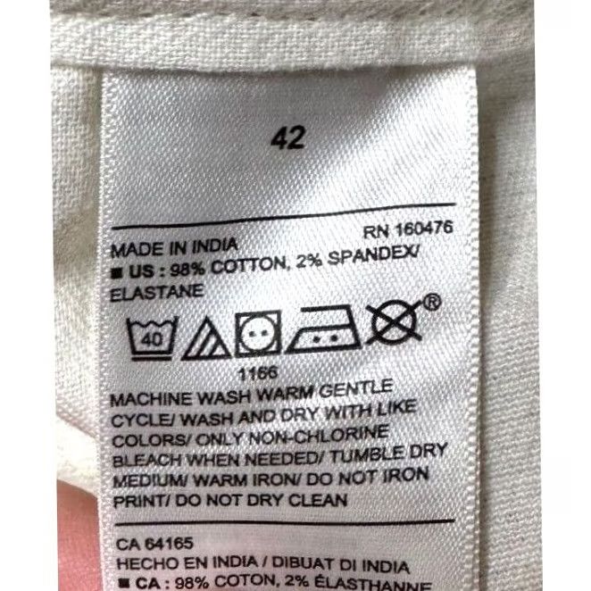 Old Navy Old Navy Shorts Mens 42 White Dotted Ultimate Slim Built-In Flex Khaki Chino NEW Shirt Mens Slim Shorts White Dotted Khaki Old Navy Casual Mens 42 Size US 42 / EU 58 - 5 Thumbnail