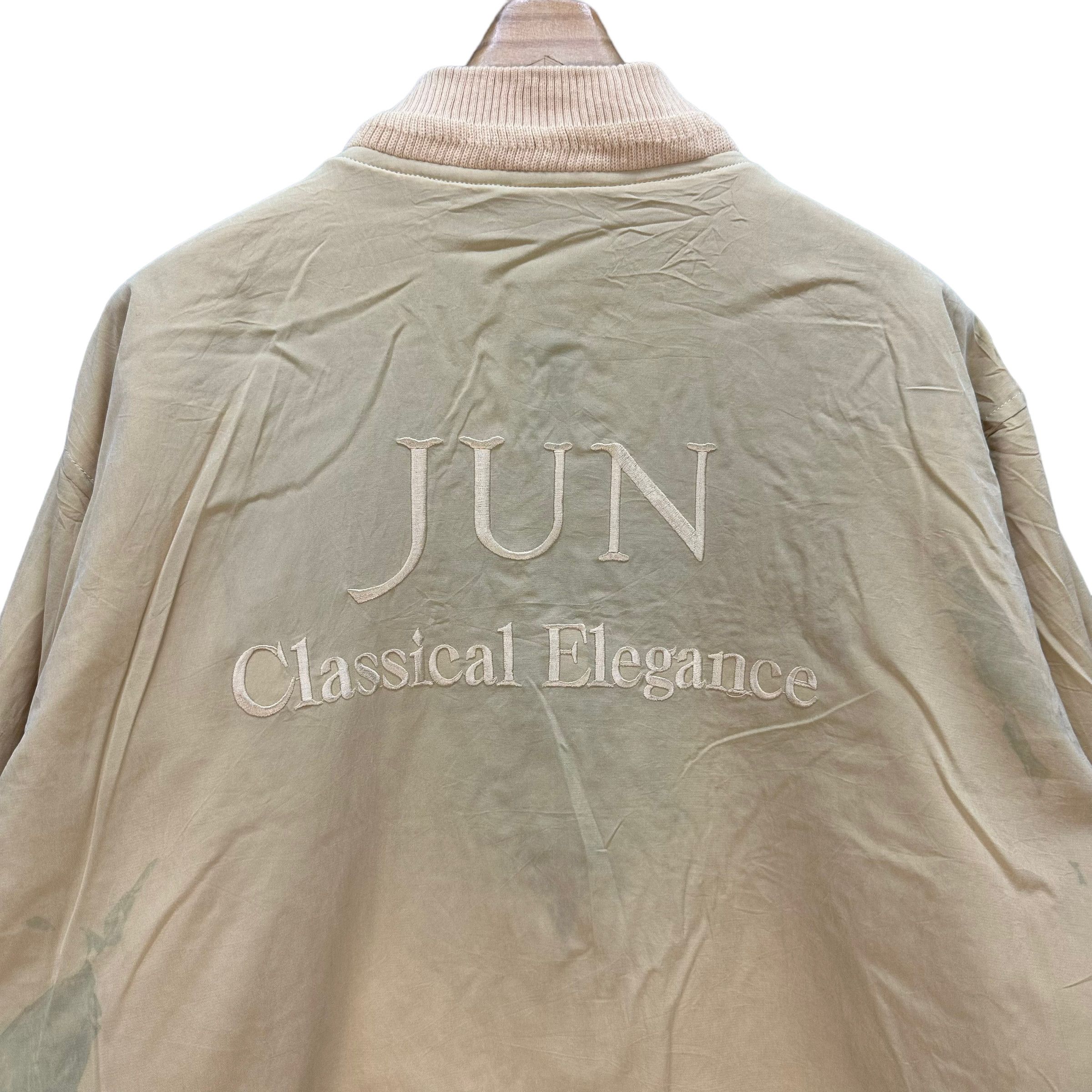 JUN MEN RARE🔥 JUN MEN EMBROIDERY LOGO REVERSIBLE JACKET #8276-220 Size US XL / EU 56 / 4 - 15 Thumbnail