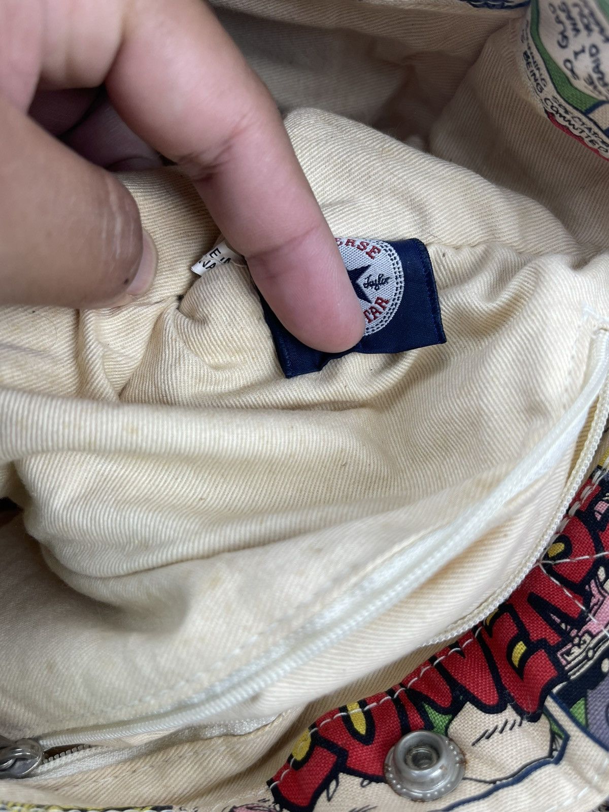 Converse rare design vintage converse tote bag tc43 Size ONE SIZE - 8 Thumbnail