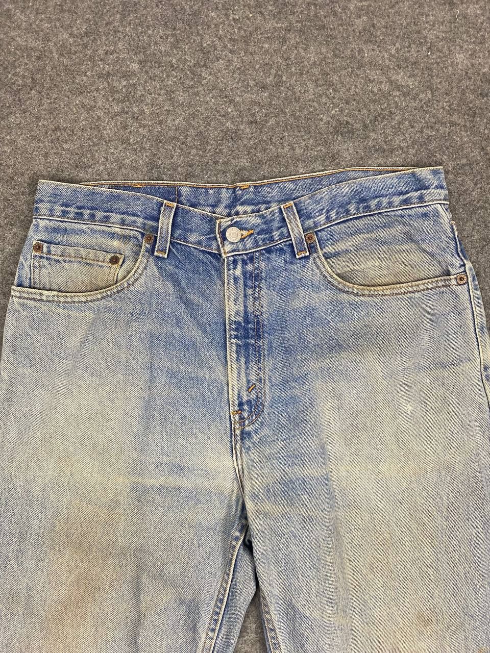 Levi's vintage levis relaxed straight leg nice design Size US 35 - 8 Thumbnail