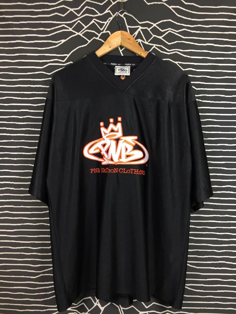 Rap Tees Vtg PNB Nation Embroidered Graffiti Art Logo Hip Hop Tee Size US M / EU 48-50 / 2 - 2 Thumbnail