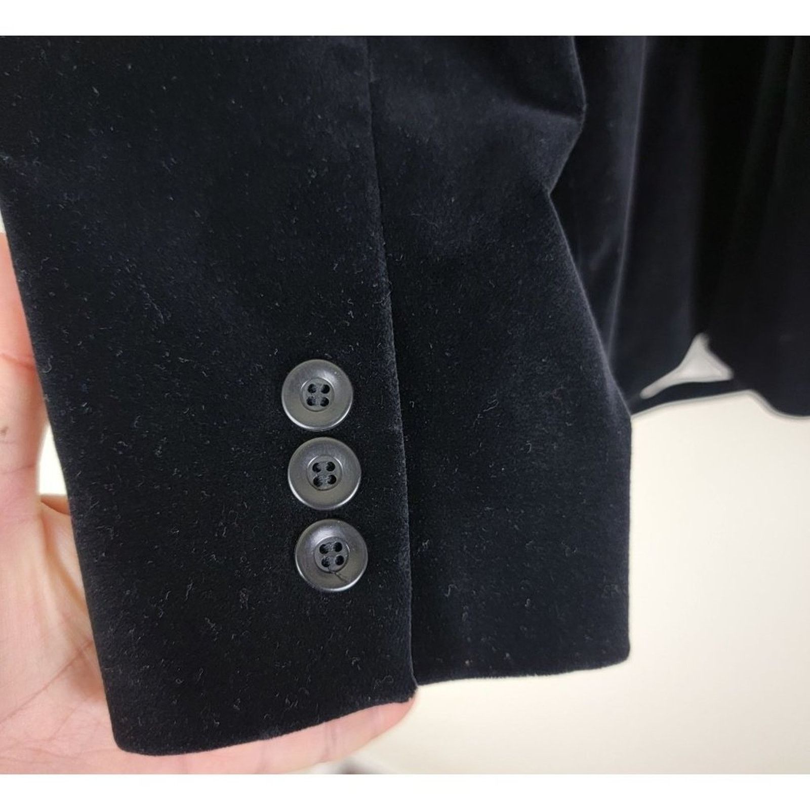 Lord & Taylor Lord & Taylor Womens Velour Crushed Velvet Blazer size 8 Size M / US 6-8 / IT 42-44 - 6 Thumbnail