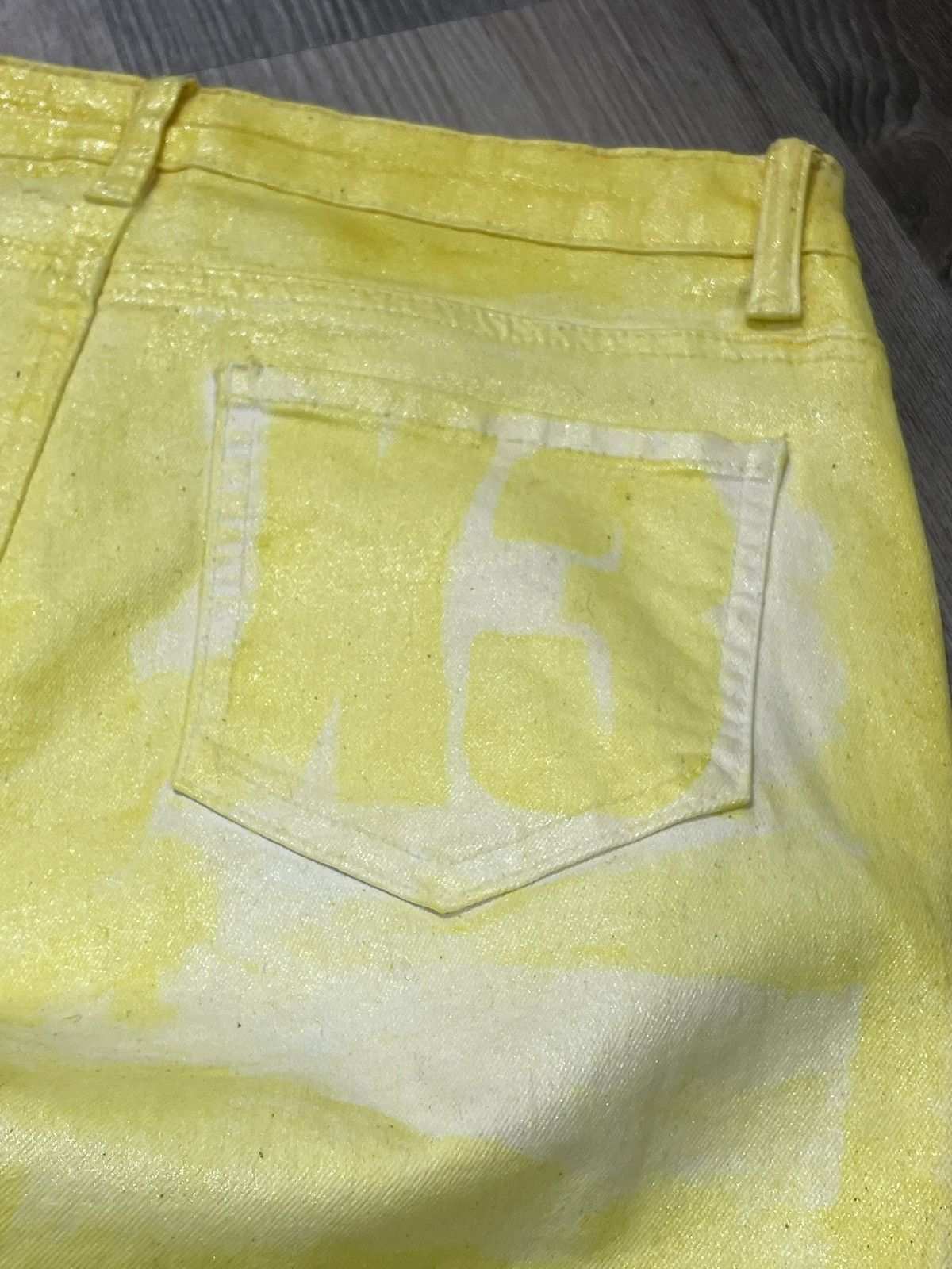 Other X3RLY Custom “ Sun Rise” Wash Waxed Jeans Size US 30 / EU 46 - 5 Thumbnail