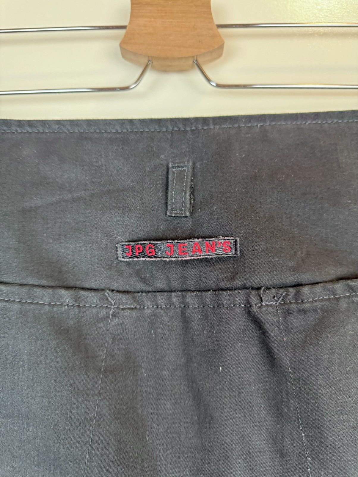 Jean Paul Gaultier Jean Paul Gaultier JPG vintage denim cotton black skirt maxi Size 27" / US 4 / IT 40 - 9 Thumbnail