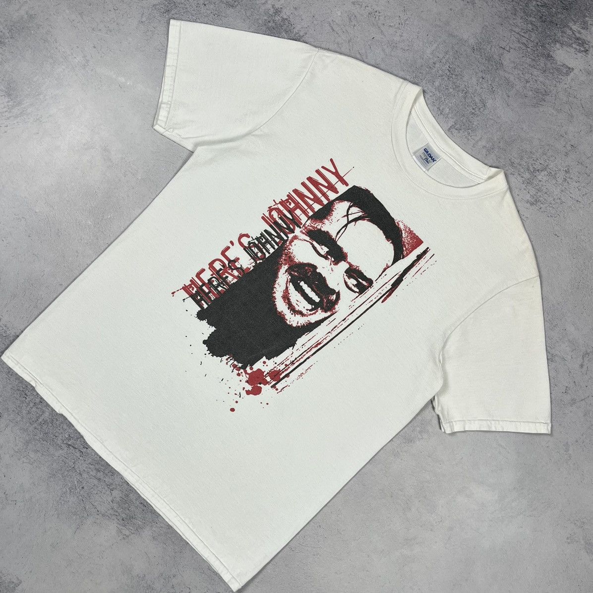Expert Horror Vintage Shining “Here’s Johnny” Horror Movie T Shirt 90’s Size US M / EU 48-50 / 2 - 1 Thumbnail