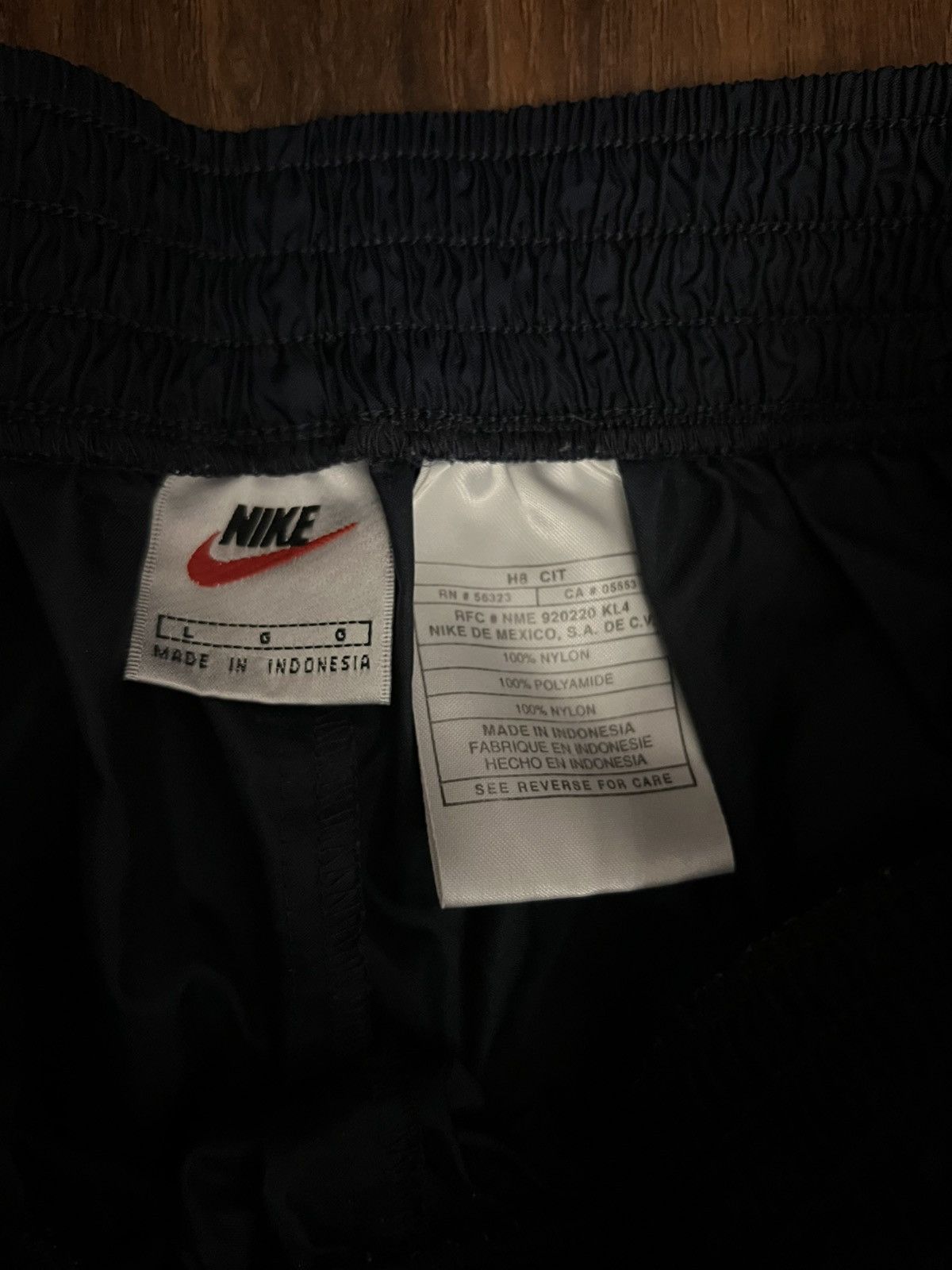 Nike Vintage White Label 90s Nike Snap-Off Trackpants Size US 34 / EU 50 - 10 Thumbnail