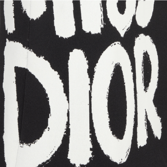 Dior o1w1db11225 454J05 Flared Mini Skirt in Black/White Size 25" / US 0 / IT 36 - 3 Thumbnail