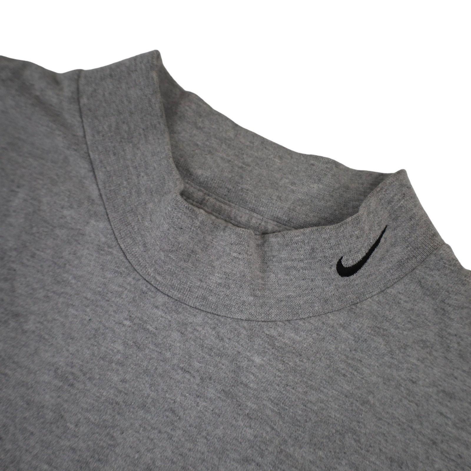 Nike × Vintage Vintage Nike Mini Swoosh Moc Neck Long Sleeve T Shirt Size US L / EU 52-54 / 3 - 5 Thumbnail