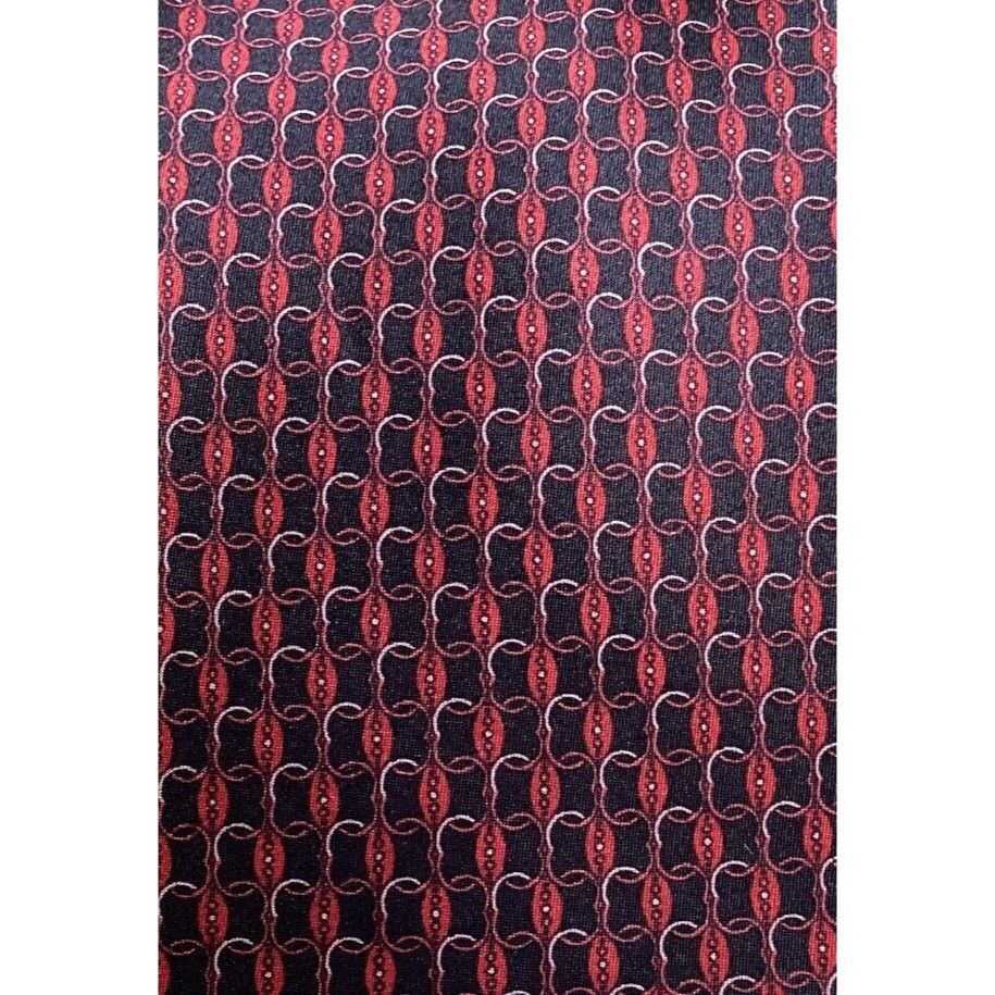 Brioni BRIONI Red Black Geometric Luxury Silk Tie Hand Made In Ital Size ONE SIZE - 7 Thumbnail