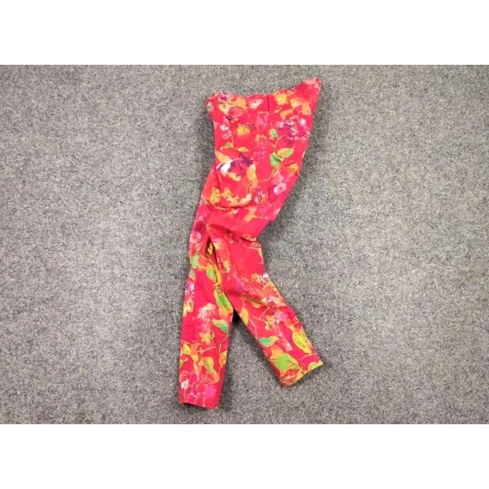 Ralph Lauren VINTAGE Ralph Lauren Women Jeans Floral Pattern Denim Blue 28 Skinny Bibless? Belt Loops Logo - wait no Size 28" / US 6 / IT 42 - 7 Thumbnail