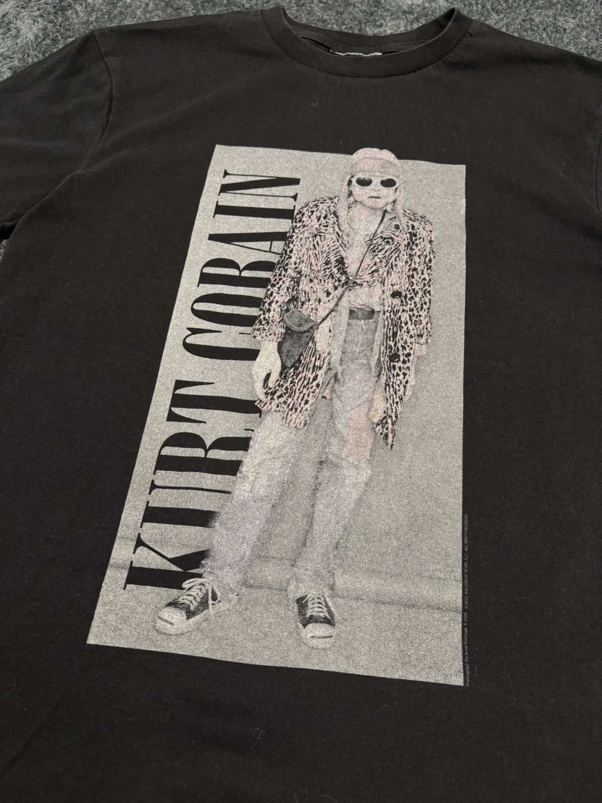 Band Tees Nirvana Kurt Cobain Big Logo Tee Size US S / EU 44-46 / 1 - 2 Thumbnail