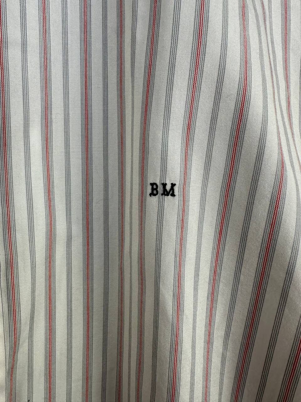 Designer James Meade Striped Dress Shirt LS Button Up Made in Britain Size US XL / EU 56 / 4 - 11 Thumbnail