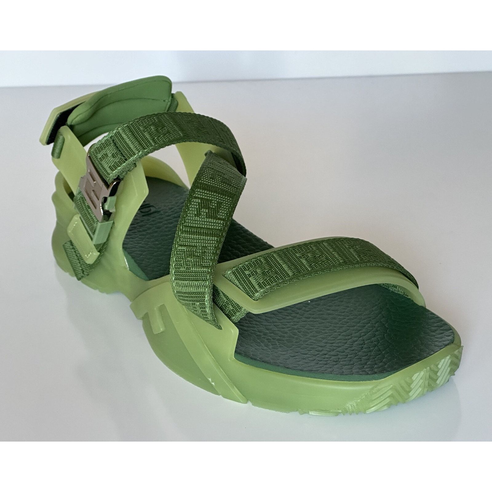 Fendi Fendi Men's FF Strapped Basil Sandals 10 US/ 9 UK 7X1503 Size US 10 / EU 43 - 1 Thumbnail