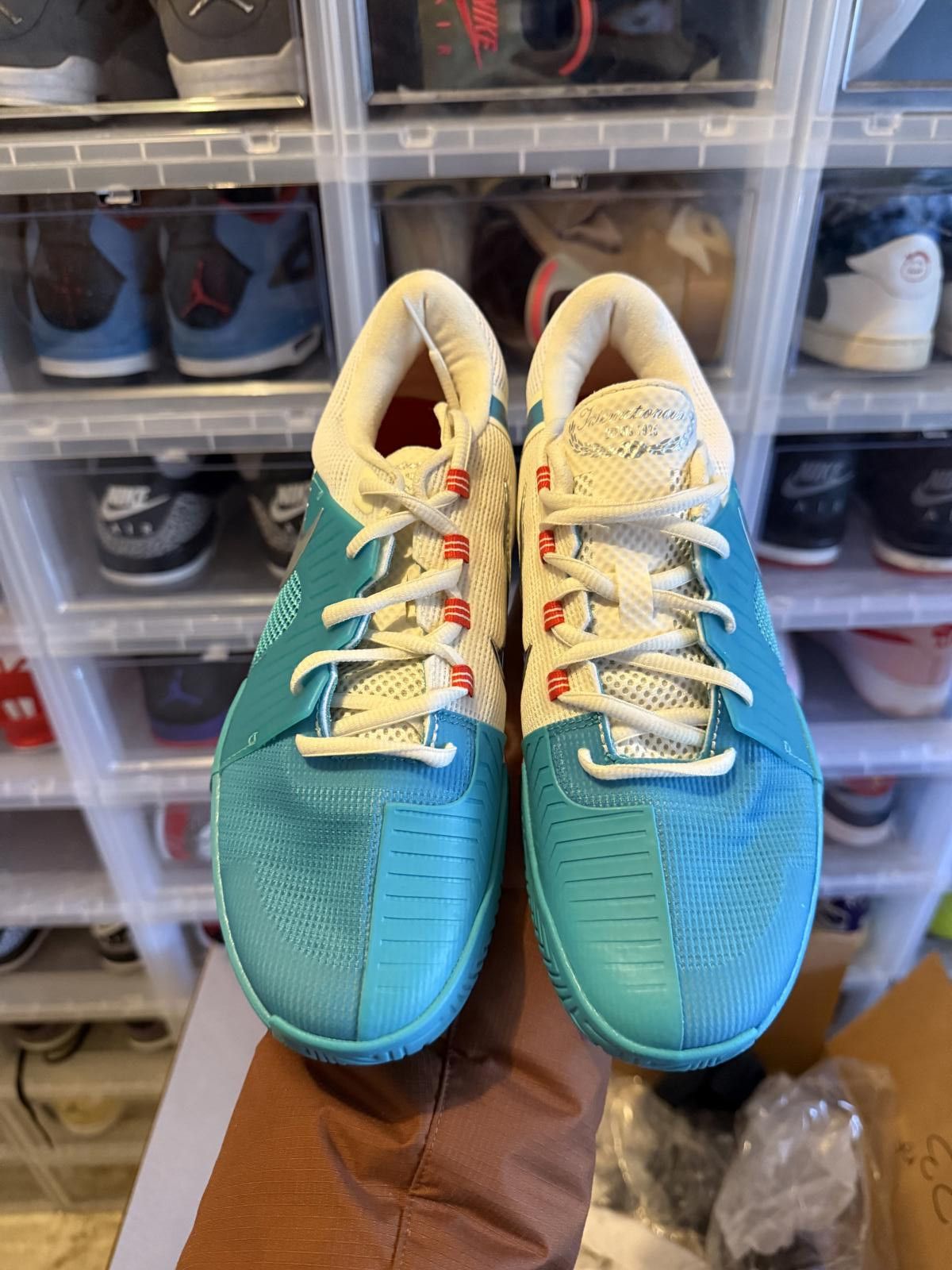 Nike UNRELEASED 2026 Nike GP Challenge 1 Premium Women Hard Court Tennis Shoes Sample Size US 7 / IT 37 - 4 Thumbnail