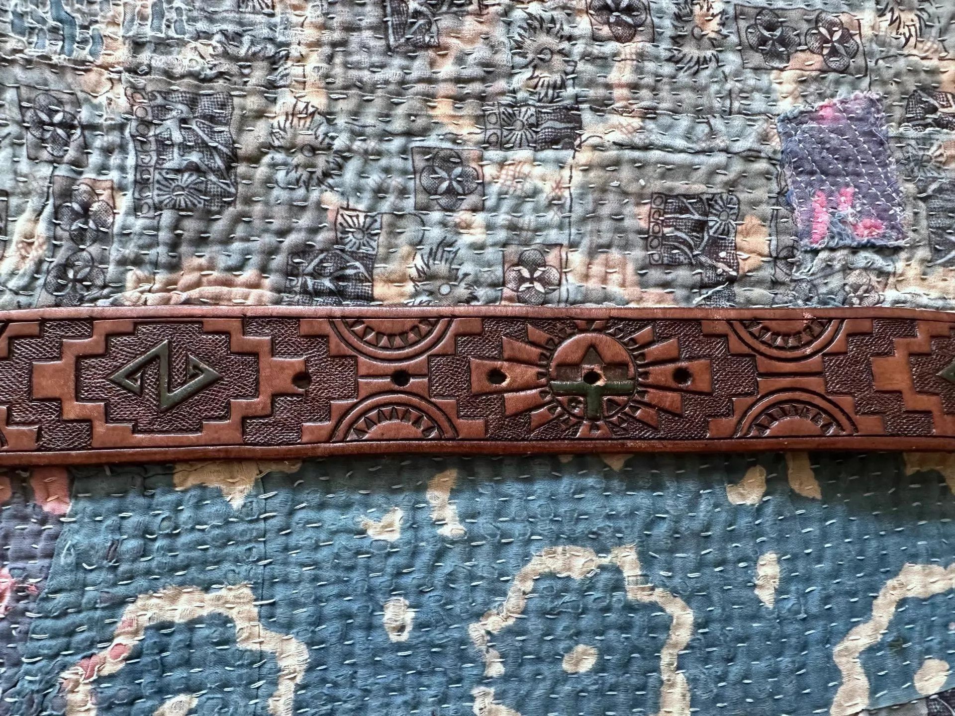 RRL Ralph Lauren rrl Thunderbird Belt 32 Excellent Condition Size ONE SIZE - 3 Thumbnail