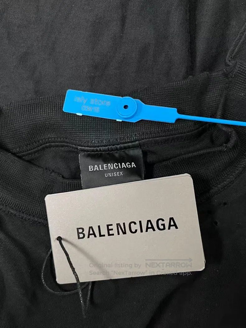 Balenciaga Balenciaga Logo Letter Printed Short Sleeve T-Shirt Size US M / EU 48-50 / 2 - 5 Thumbnail