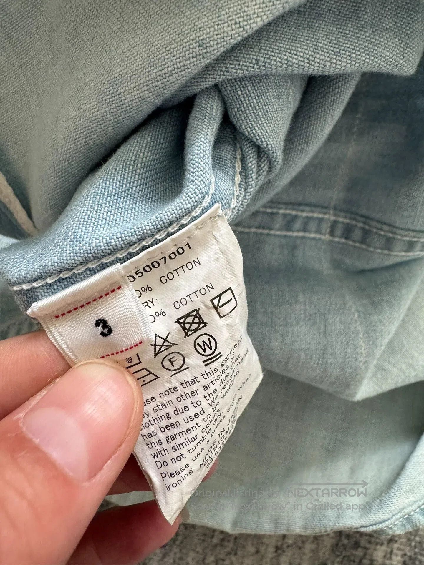 Visvim visvim bandana border denim shirt. Size US M / EU 48-50 / 2 - 3 Thumbnail