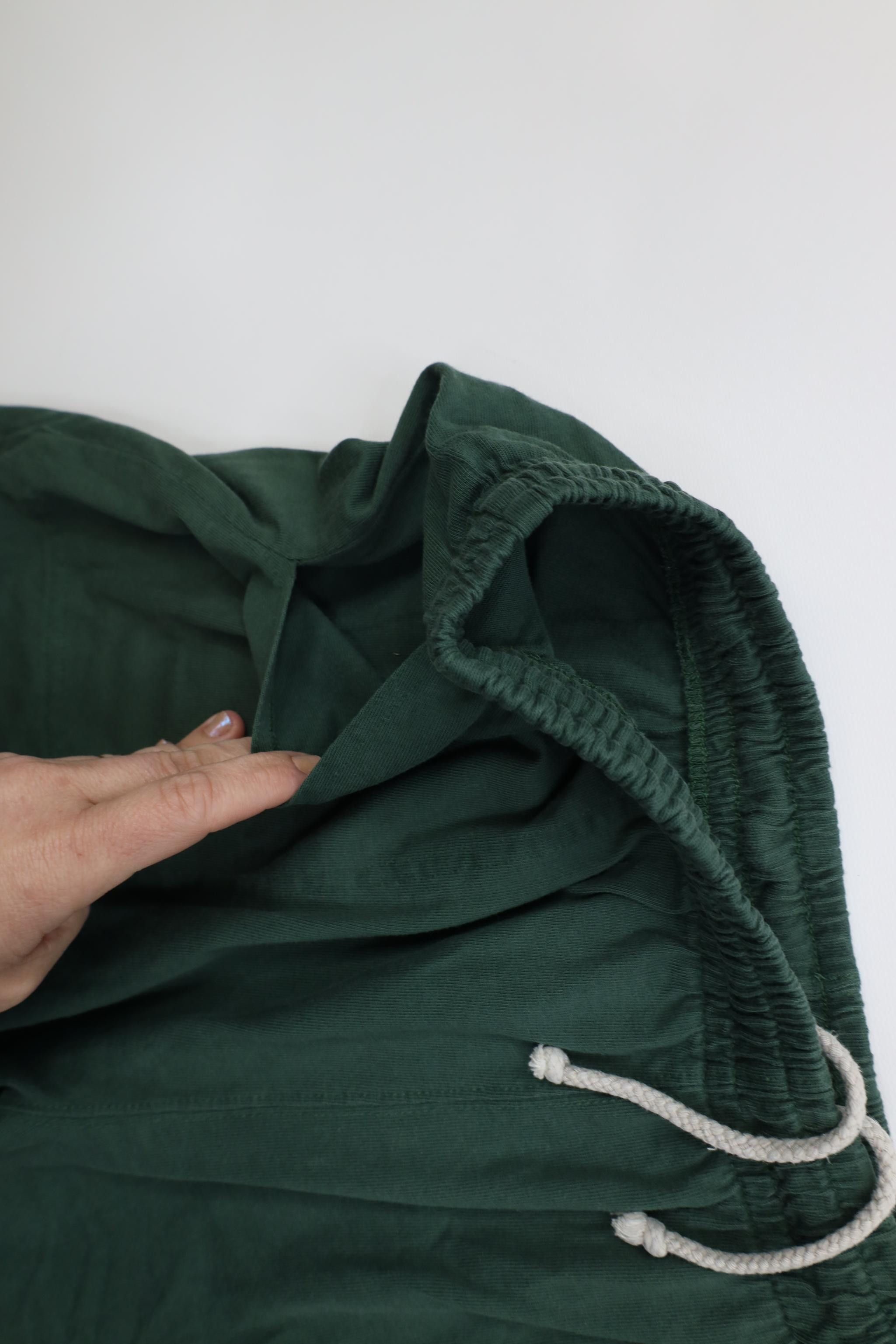 Vintage Vintage 90s Streetwear Blank Layered Above Knee Shorts Green Size US 34 / EU 50 - 6 Thumbnail