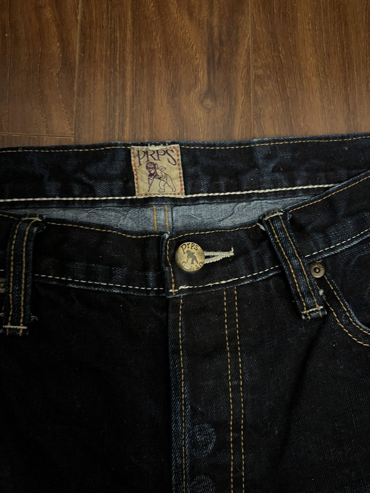 Prps Vintage PRPS Jeans Barracuda Raw Selvedge Denim Size US 31 - 6 Thumbnail