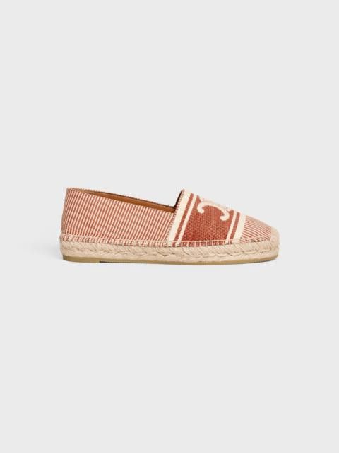 ◆CELINE◆LES ESPADRILLES CELINE IN TRIOMPHE JACQUARD CANVAS LES ESPADRILLES CELINE IN TRIOMPHE JACQUARD CANVAS - BEIGE