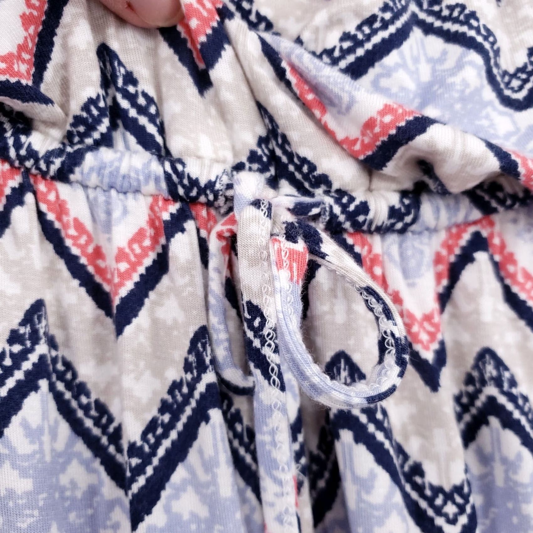 Vintage The Impeccable Pig Dress Womens XS White Maxi Strapless Flowy Boho Chevron Long Size XS / US 0-2 / IT 36-38 - 7 Thumbnail