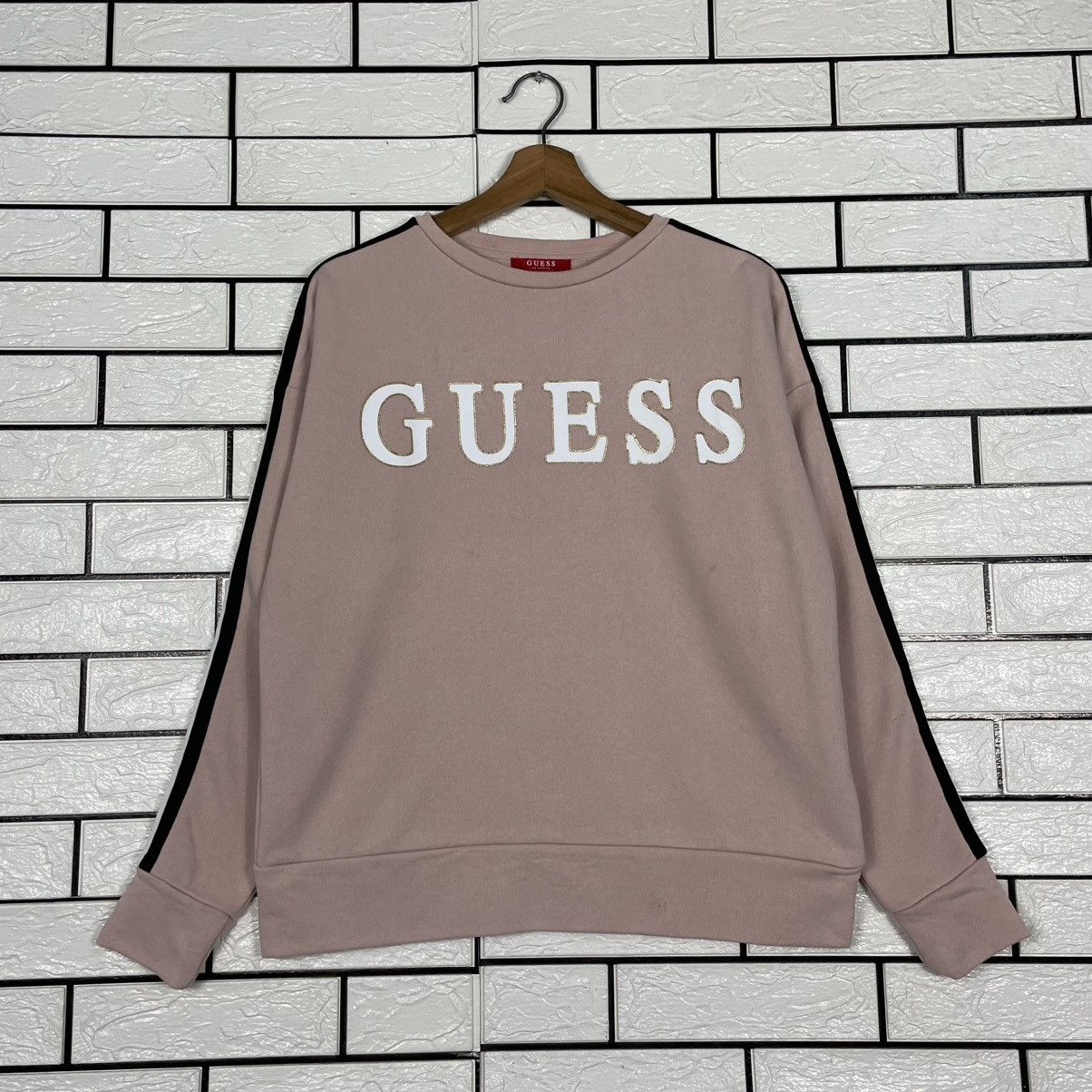 Guess Guess Big Logo Pink Sweatshirt Size S / US 4 / IT 40 - 1 Thumbnail