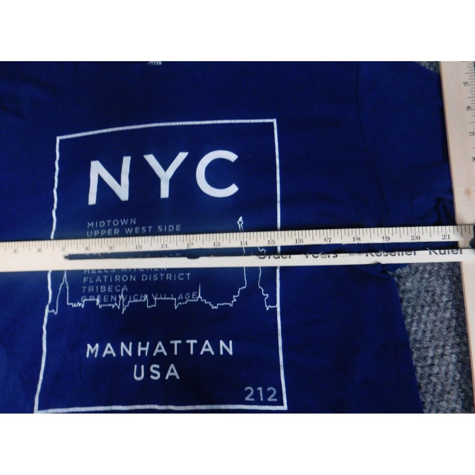 Old Navy Old Navy Mens Shirt Short Sleeve Crew Neck Cotton Blue Logo 90s City T-Shirt M Regular Wind City Blue Mens Shirt Size US M / EU 48-50 / 2 - 4 Thumbnail
