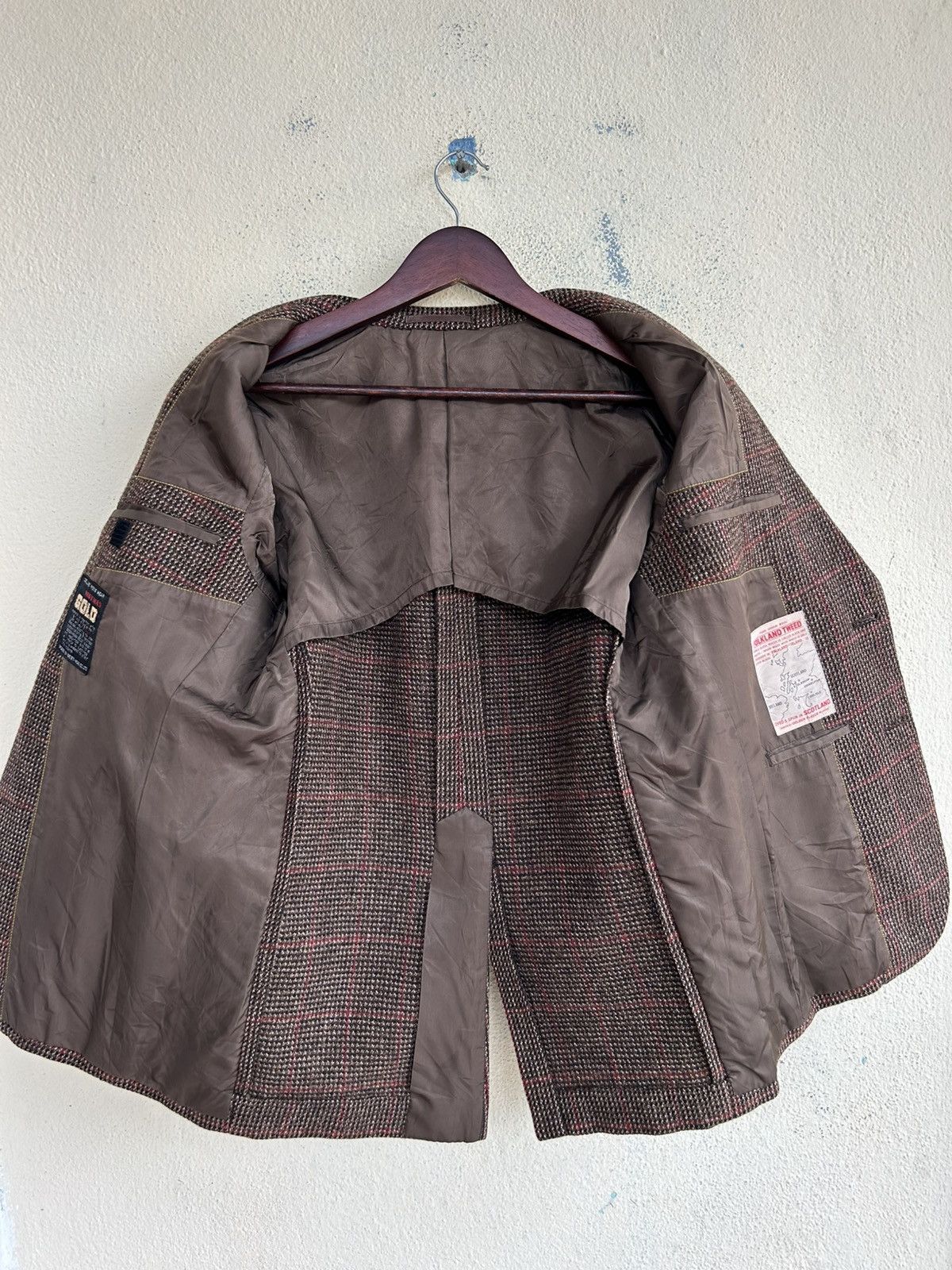 Other Folkland Tweed Pure Virgin Wool Blazer Jacket Size US S / EU 44-46 / 1 - 3 Thumbnail