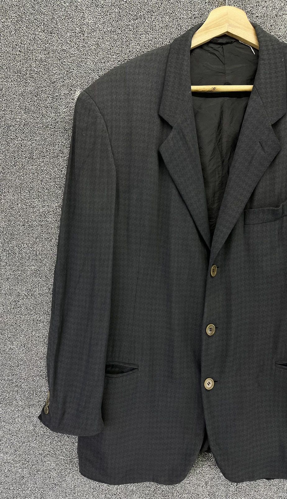 Giorgio Armani Vintage Giorgio Armani Black Blazers Coats Jacket Size US M / EU 48-50 / 2 - 3 Thumbnail