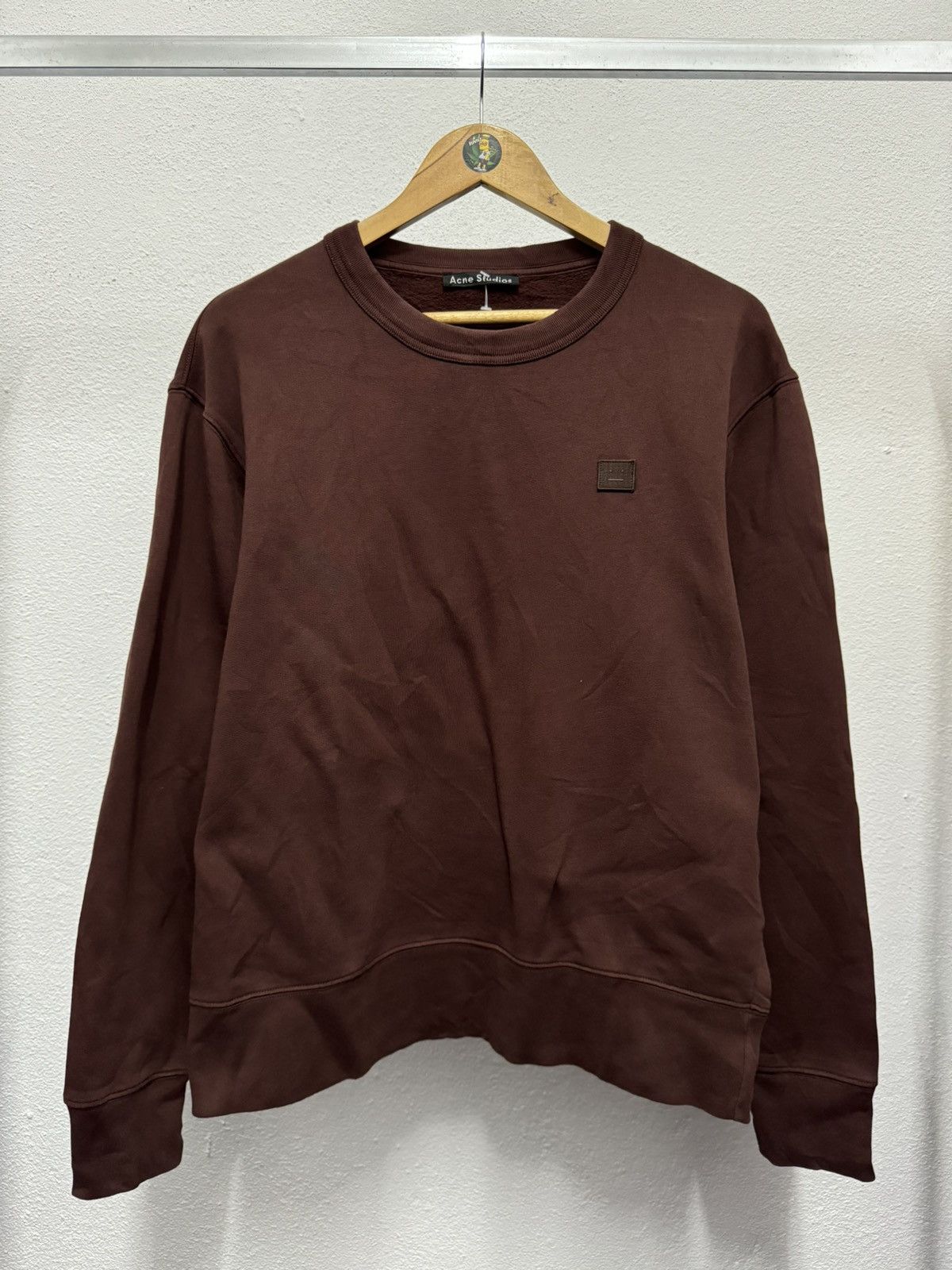 Acne Studios Acne Studios FairView Face Crewneck Sweatshirt Size US M / EU 48-50 / 2 - 1 Thumbnail