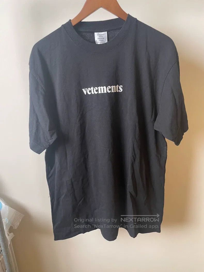 Vetements Vetements Branded Foam Print T-Shirt Size US M / EU 48-50 / 2 - 1 Thumbnail
