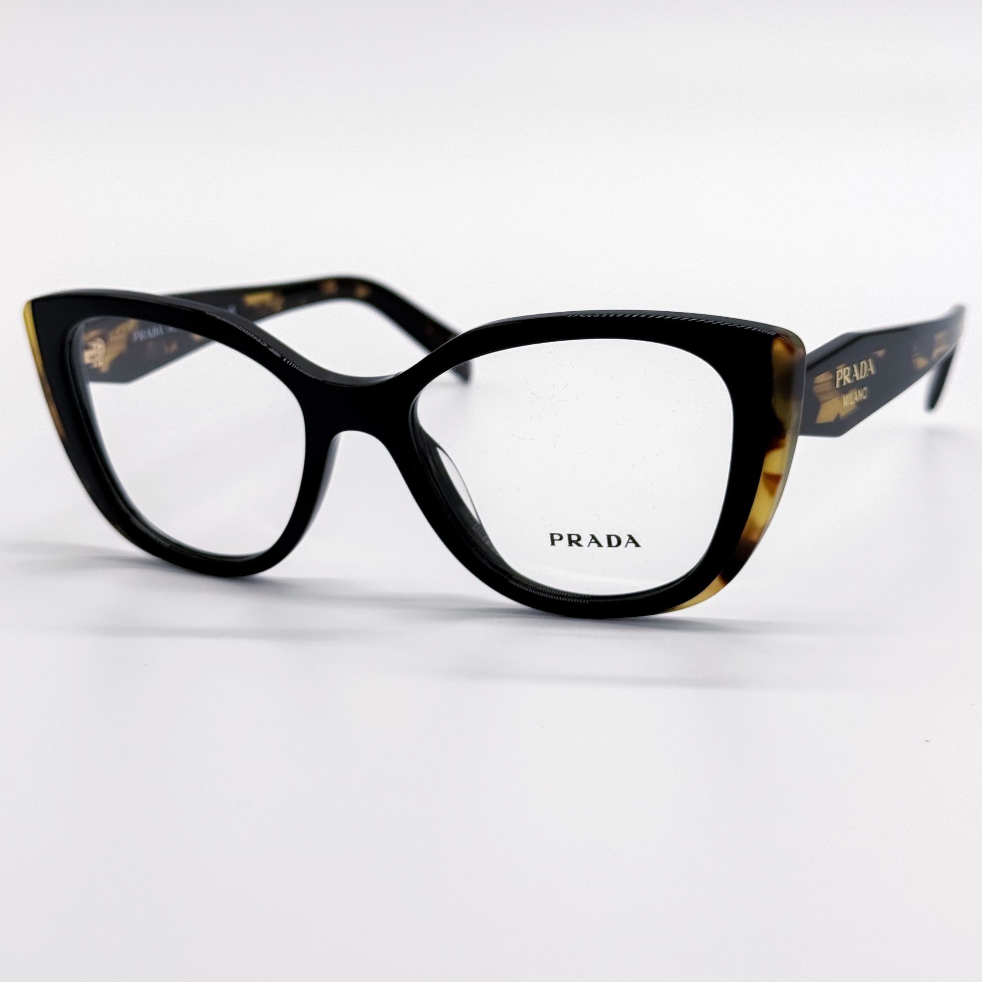 Prada NEW PRADA EYEGLASSES PRB04V 3891O1 BLACK HAVANA WOMEN PR B04 Size ONE SIZE - 2 Thumbnail