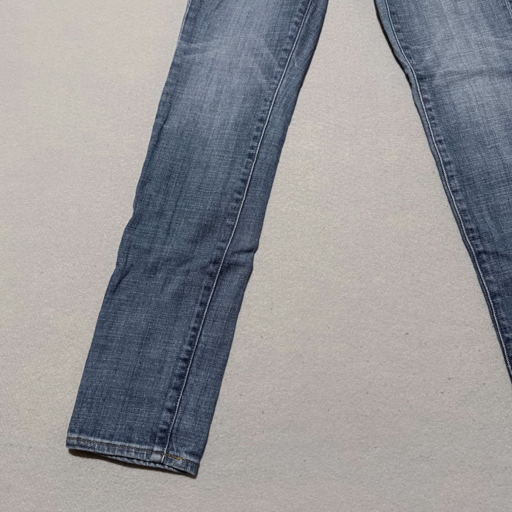 J.Crew J. Crew Jeans Blue Denim Stretch Pockets Low Rise Skinny Zip Fly 24 Women Jeans Size 42" / US 20 - 5 Thumbnail