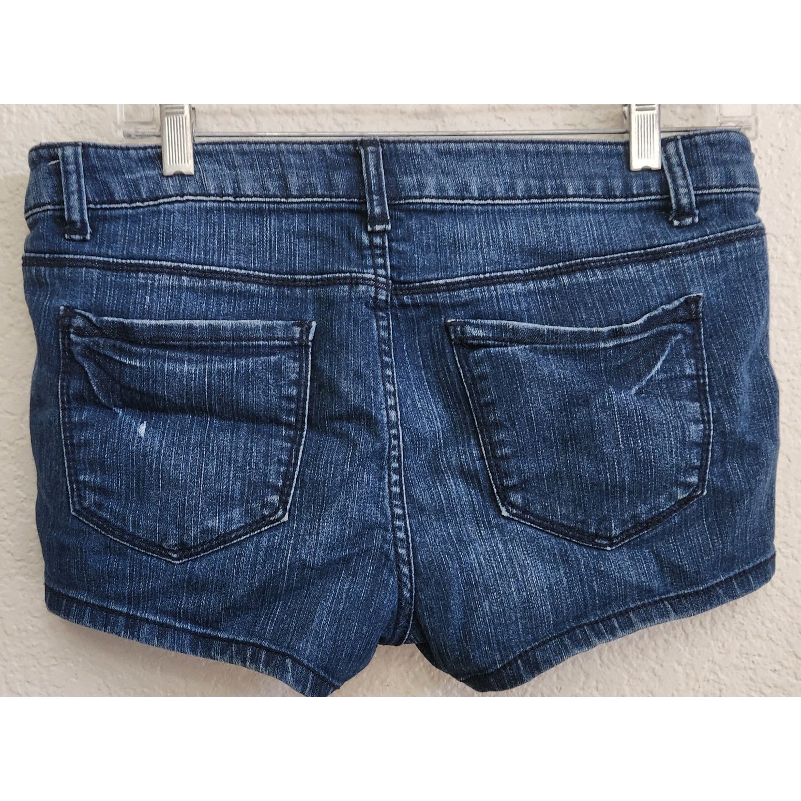 Other Rue21 Blue Denim Flat Front Shorts 29 Lightweight Soft Size 32" / US 10 / IT 46 - 2 Thumbnail