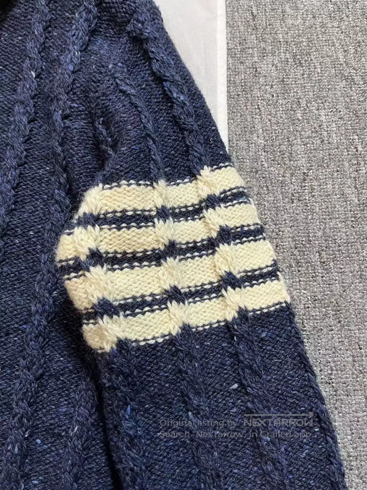 Thom Browne Thom Browne Navy Knit Sweater Men's. Size US XS / EU 42 / 0 - 3 Thumbnail
