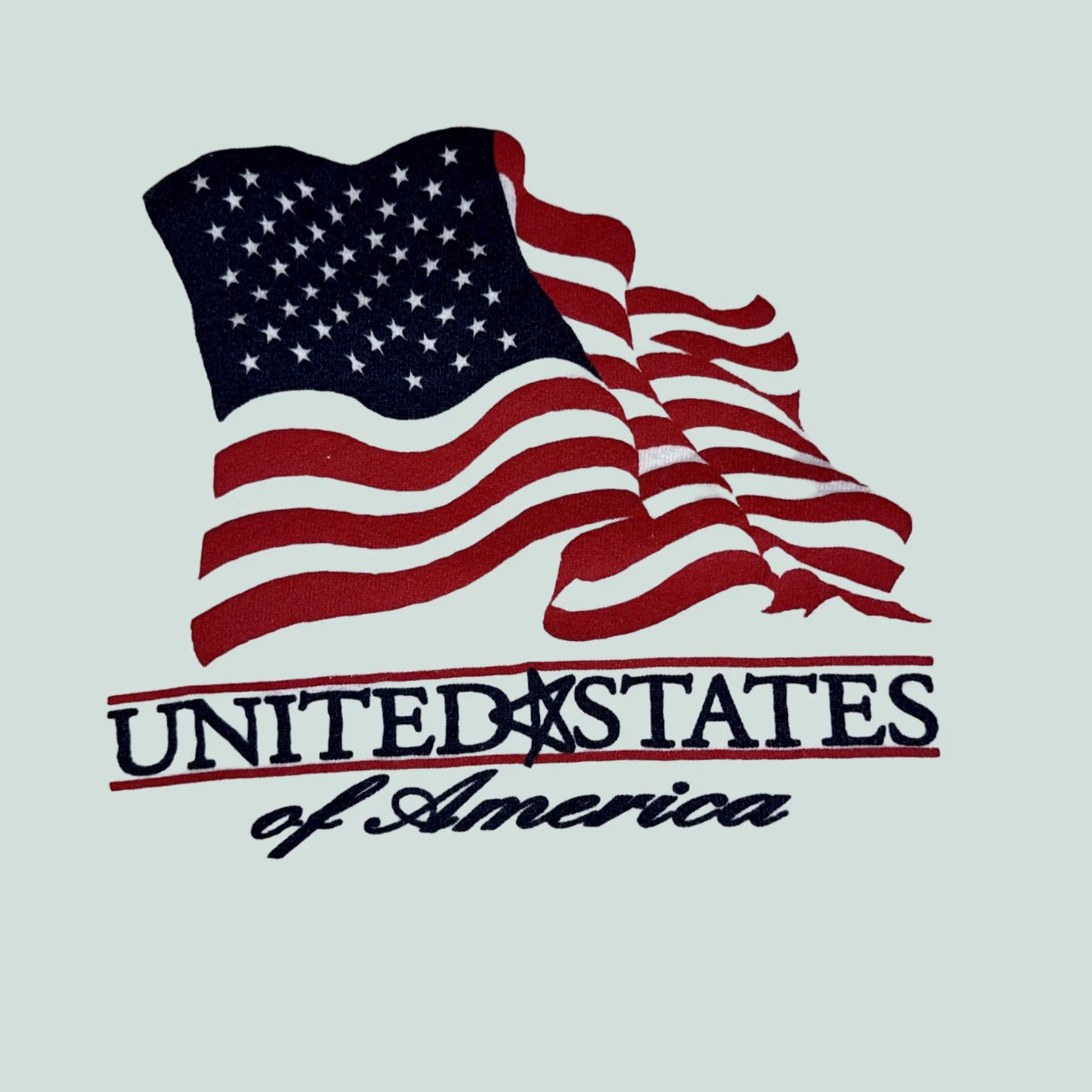 Fruit Of The Loom VINTAGE Men’s Crewneck Sweatshirt White United States Of America XL Size US XL / EU 56 / 4 - 1 Thumbnail