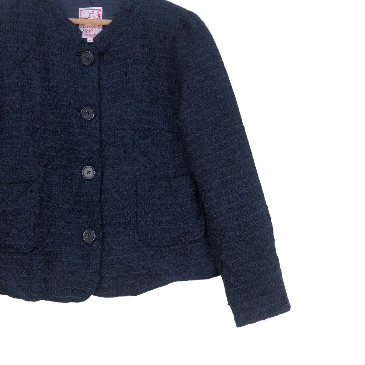 Japanese Brand 🔥Junko Shimada Tweed Jacket Size M / US 6-8 / IT 42-44 - 4 Thumbnail