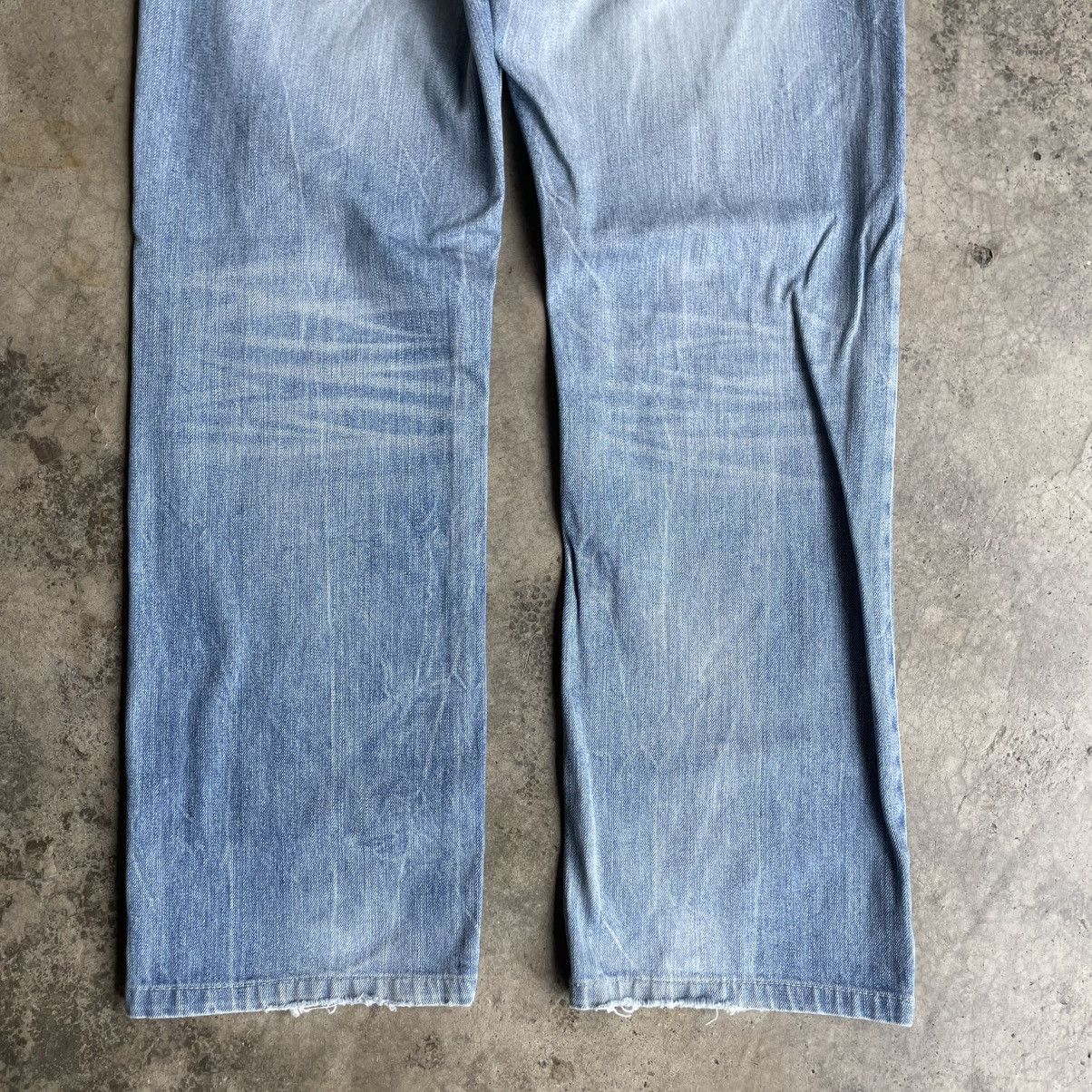 Japanese Brand 🔥🇯🇵Red Pepper Stoned Washed Ripped Distress Denim Jeans Size US 34 / EU 50 - 6 Thumbnail