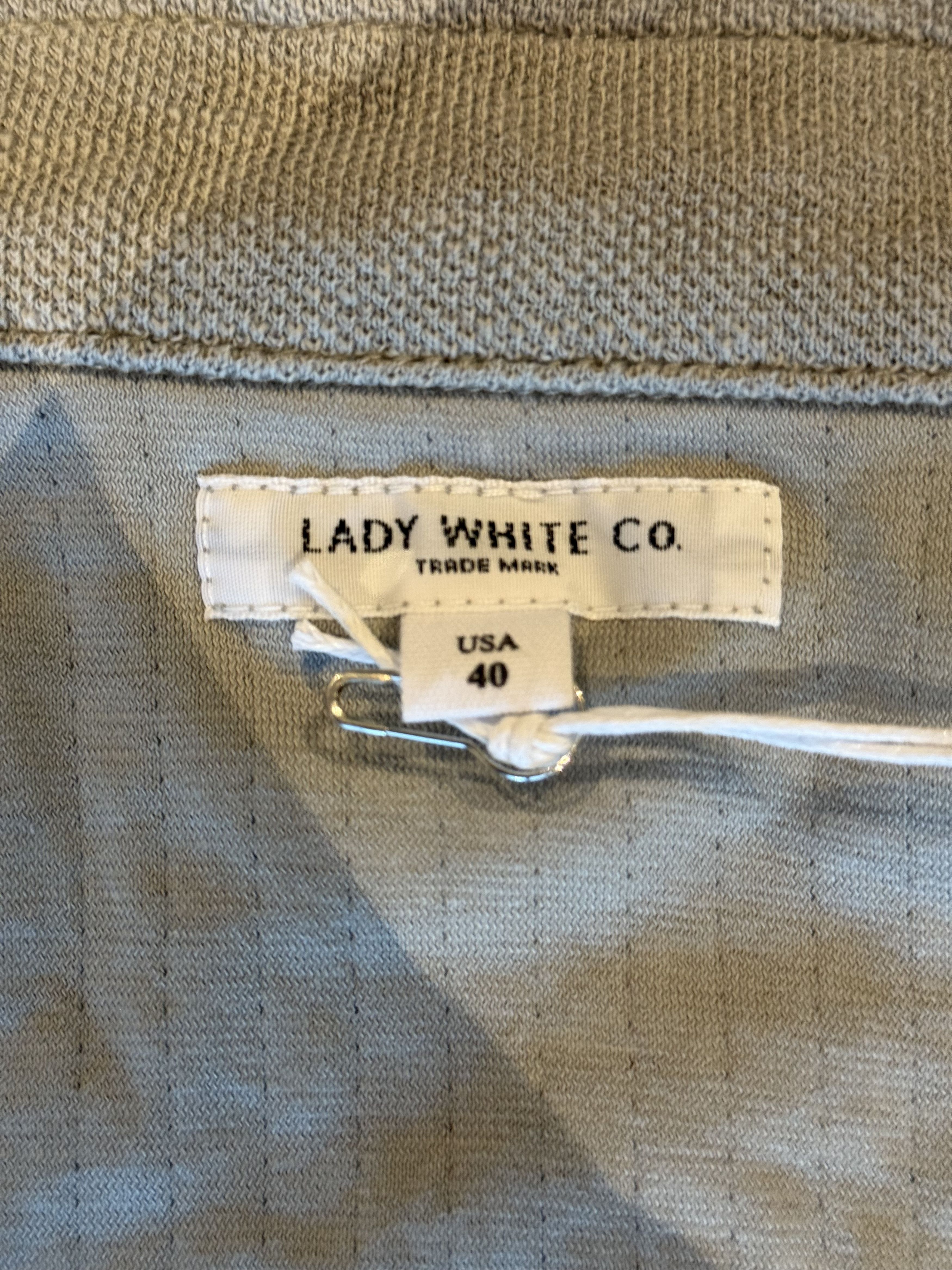 Lady White Co. 💚 Lady White Co. Double Knit Jacket Post Grey Large NEW Size US L / EU 52-54 / 3 - 15 Thumbnail