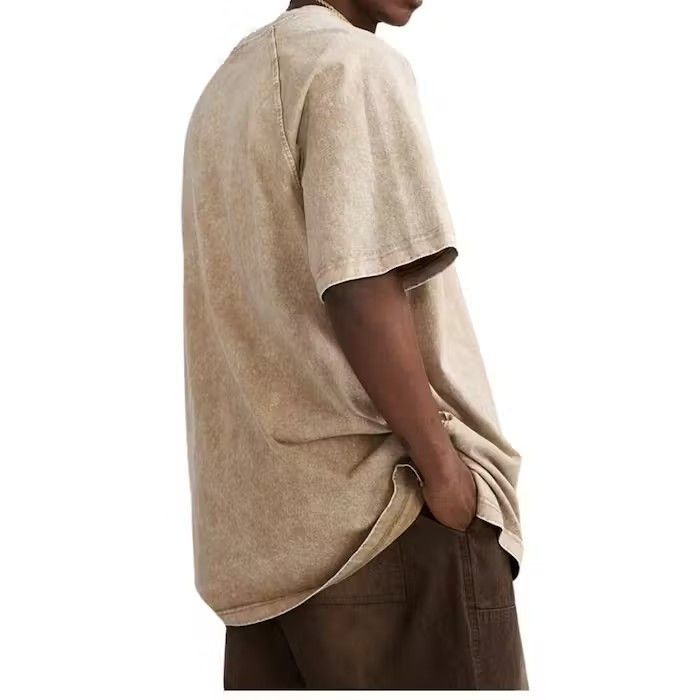 Japanese Brand Blank Comfy Beige Sandy Washed T Shirt Size US M / EU 48-50 / 2 - 2 Thumbnail