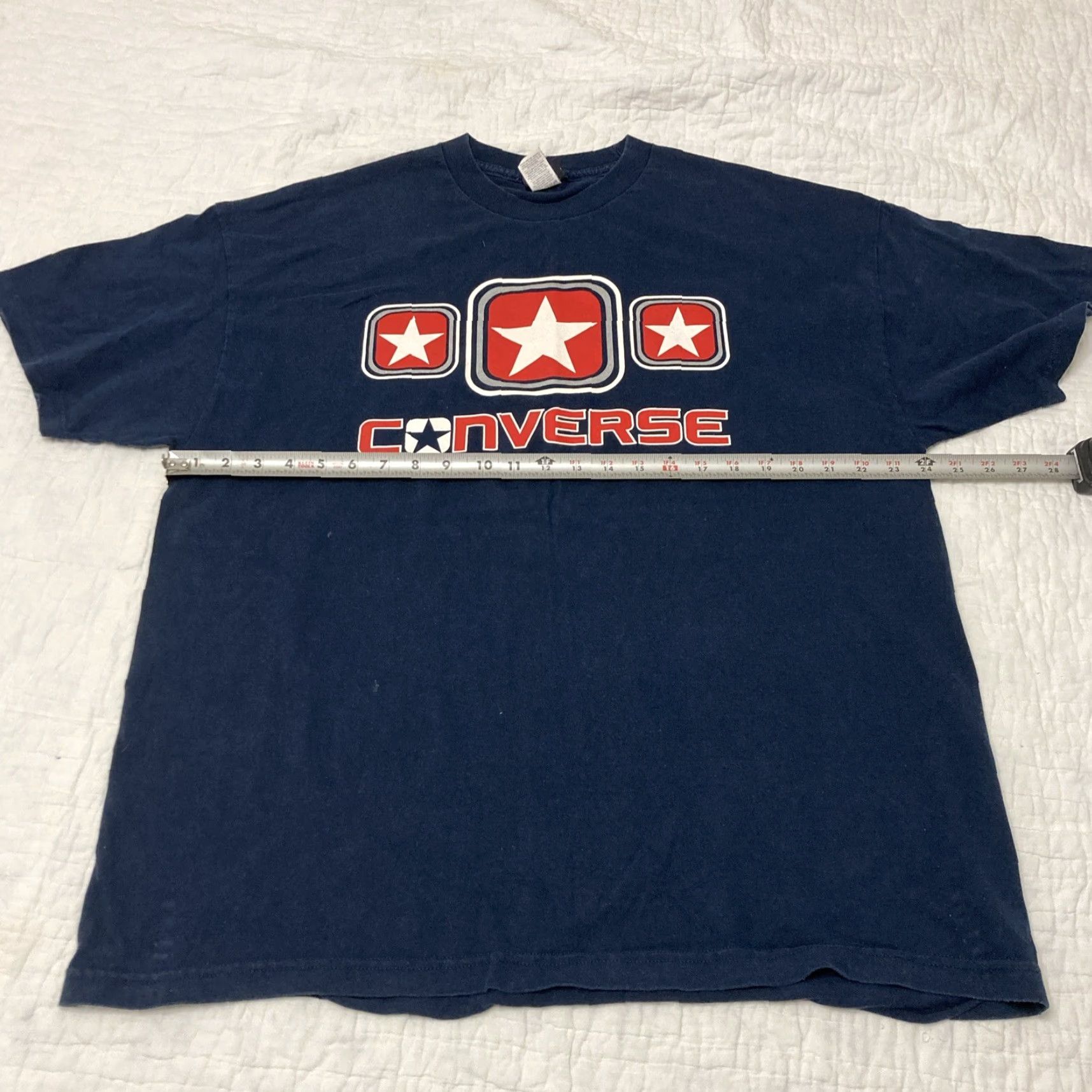 Converse Converse T Shirt Short Sleeve Navy Blue Big Graphic Y2K XL Men’s Mens Size US XL / EU 56 / 4 - 4 Thumbnail