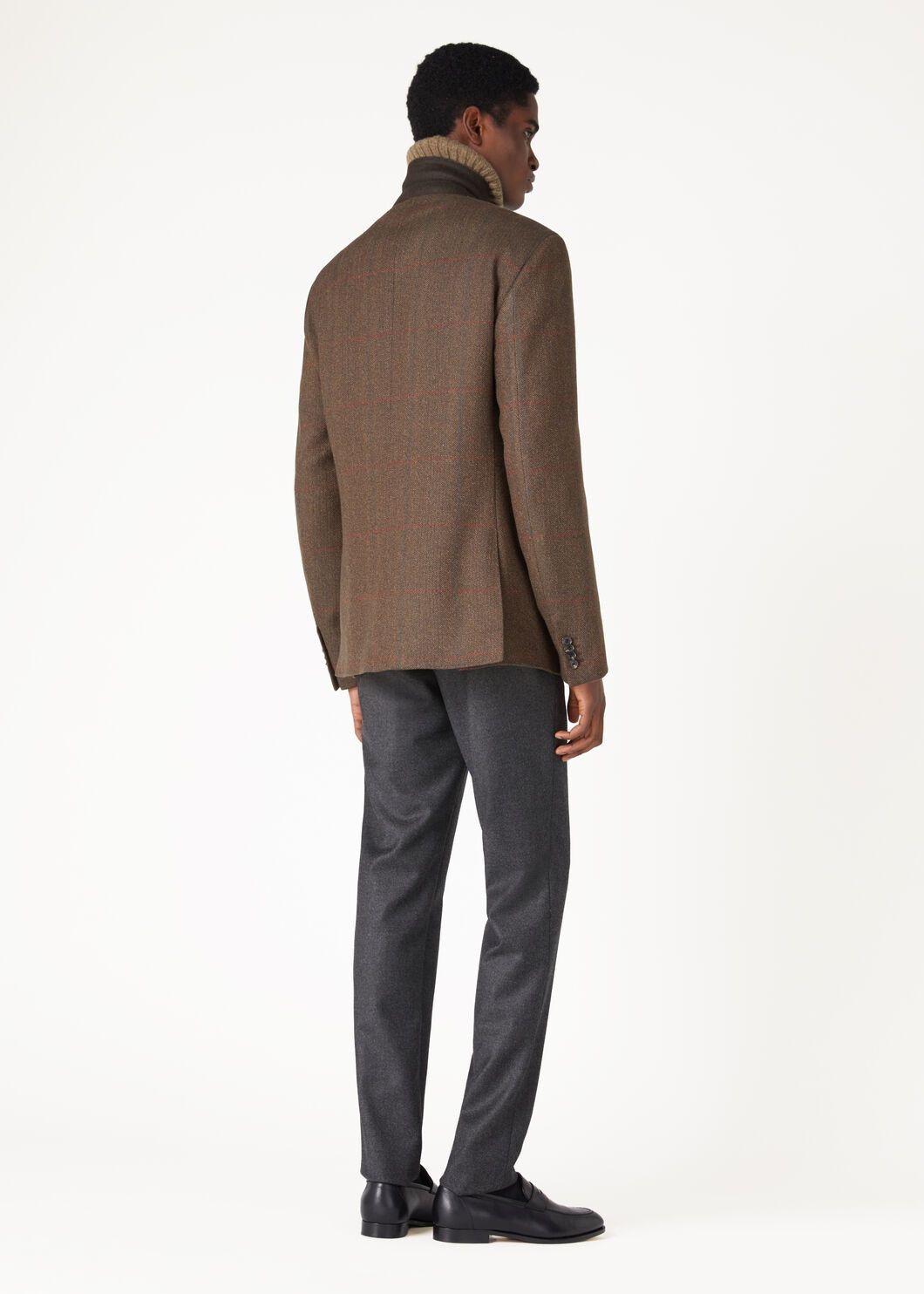 Loro Piana o1w1db10825 FAO6575 Milano Jacket in Brown Size US XL / EU 56 / 4 - 5 Thumbnail